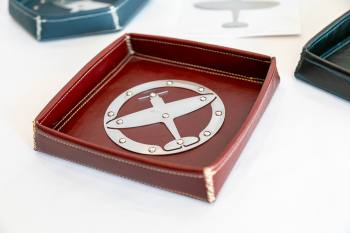Leather tray Square